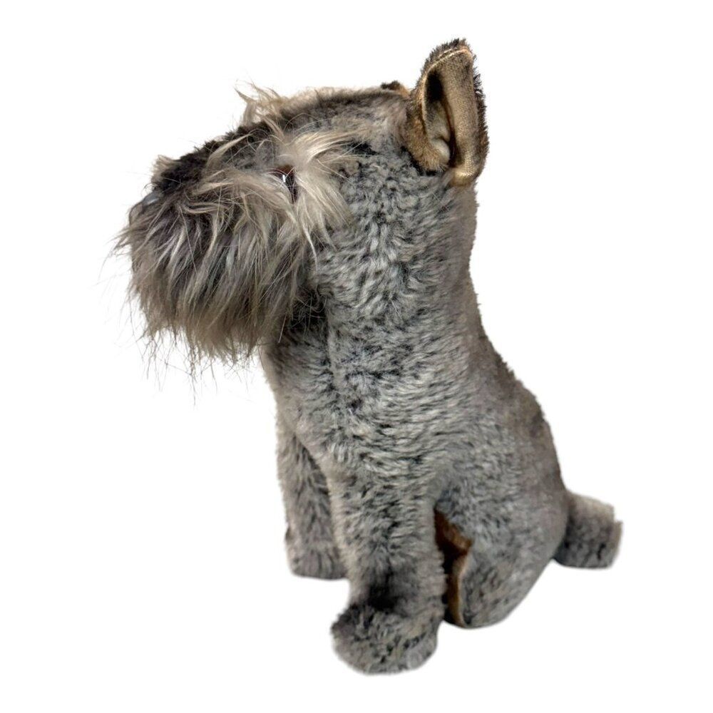 Vintage 1968 Kamar Japan Schnauzer Plush Dog Gray Stuffed Animal Retro Puppy - Picture 2 of 9